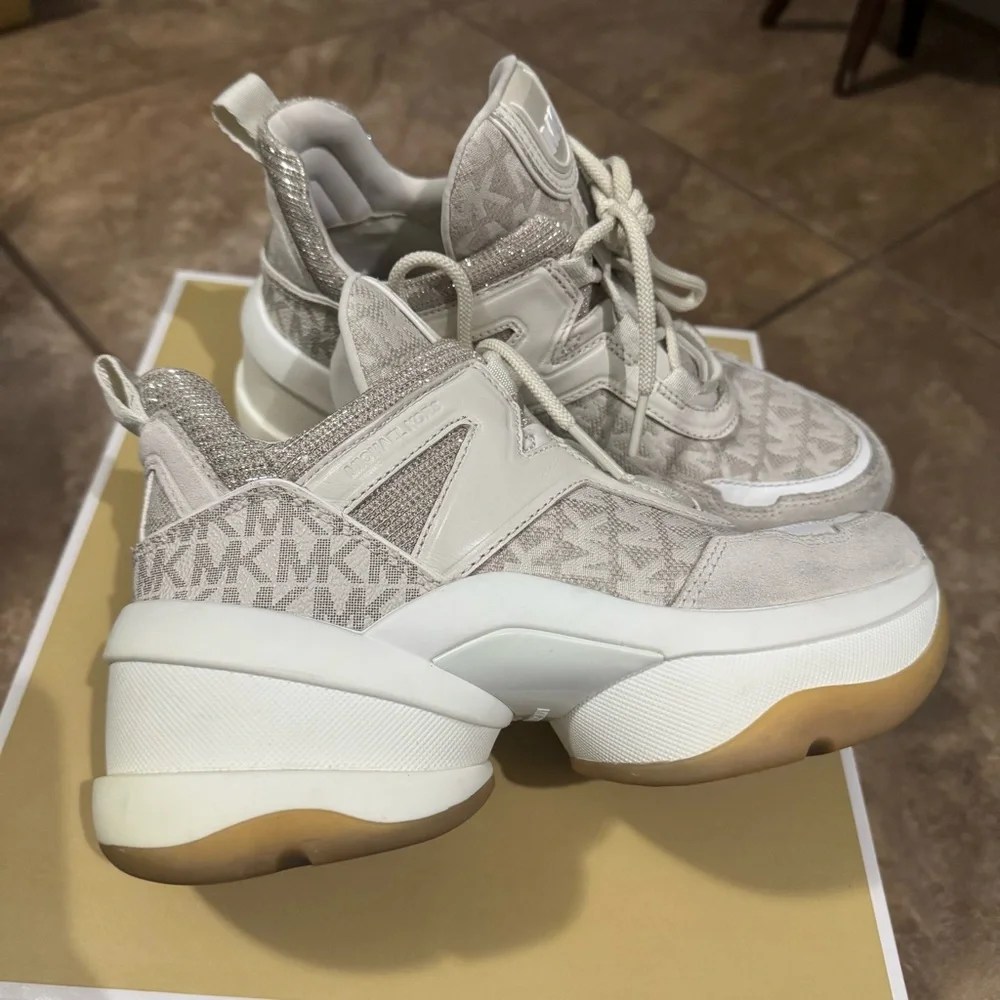 Michael Kors Olympia Trainer Sneakers - Picture 8 of 13
